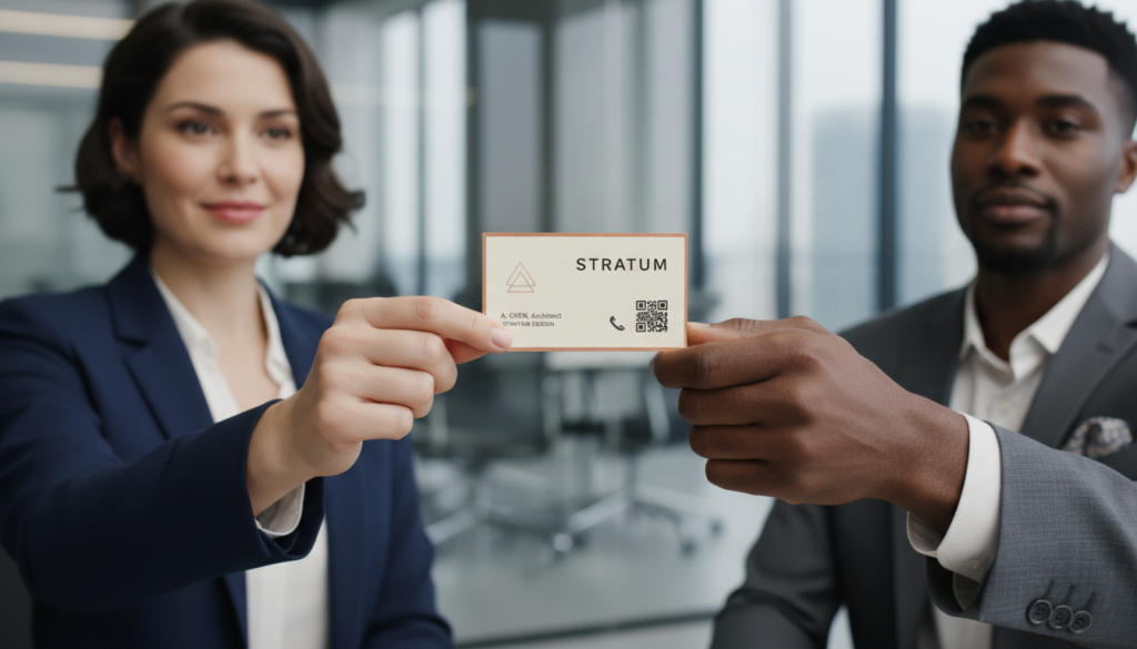 Cartão de visita, marca pessoal, networking, design profissional, primeira impressão, identidade visual, QR code, profissionalismo, branding